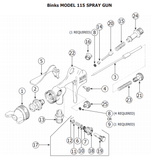 Binks Model 115 Spare Parts & Manual